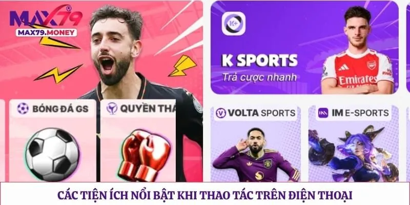 Các tiện ích nổi bật khi thao tác trên điện thoại