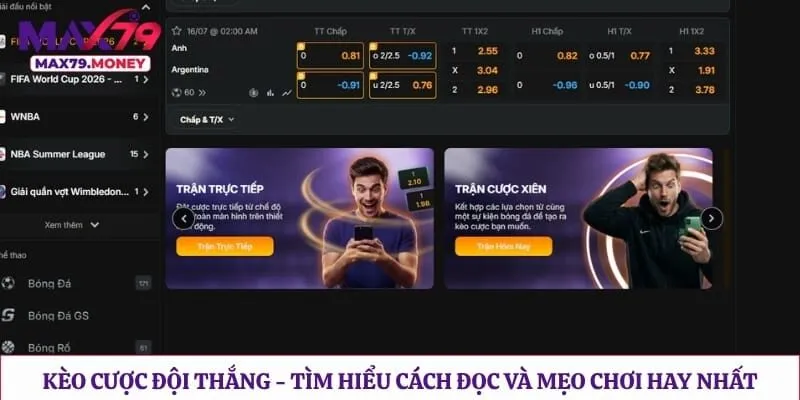 Kèo Cược Đội Thắng - Tìm Hiểu Cách Đọc Và Mẹo Chơi Hay Nhất