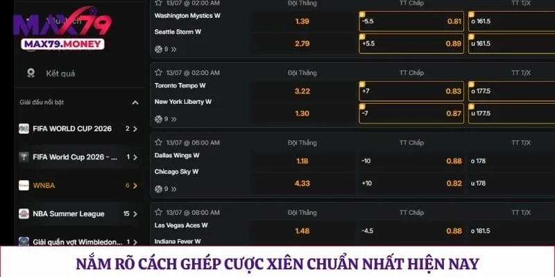 Nắm rõ cách ghép cược xiên chuẩn nhất hiện nay