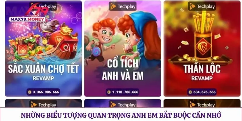 Những biểu tượng quan trọng anh em bắt buộc cần nhớ