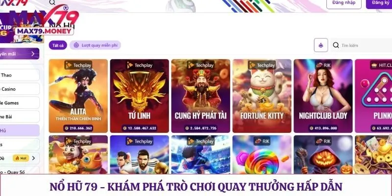 Nổ Hũ 79 - Khám Phá Trò Chơi Quay Thưởng Hấp Dẫn