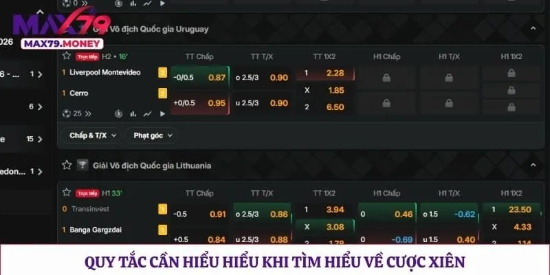 Quy tắc cần hiểu hiểu khi tìm hiểu về cược xiên